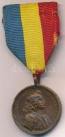 1938. "Felvidéki Emlékérem - II. Rákóczi Ferenc" Br emlékérem nem eredeti mellszalaggal T:2,2- ph. Hungary 1938. "Commemorative Medal for the Liberation of Upper Hungary" bronze medal with not original ribbon C:XF,VF edge error