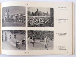 1957 Szöllősi Ernő (szerk.): Budapesti képes térképkalauz. Sok fotóval illusztrált kiadvány, apró hi...