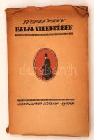 Thomas Mann: Halál Velencében. Gyoma, 1922. Kner. 102 p. Kiadói, színes, illusztrált papírkötésben. A gerince enyhén sérült.