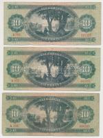 1962-1995. 9db-os vegyes forint bankjegy tétel T:III