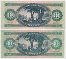 1962-1969. 10Ft (4x) T:I-III szép papír