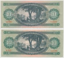 1962-1969. 10Ft (4x) T:I-III szép papír