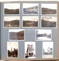 cca 1941 Erdély fotóalbum, cca 250 albumba rendszerezett fényképpel, különböző méretben de javarészt...