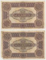 1920. 100K "Orell Füssli Zürich" (8x) T:III,III-