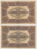 1920. 100K "Orell Füssli Zürich" (8x) T:III,III-