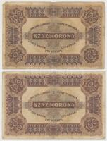 1920. 100K "Orell Füssli Zürich" (8x) T:III,III-