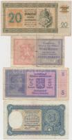 Csehszlovákia/Német 3. Birodalom/Cseh-Morva Protektorátus/Szlovákia 1919-1973. 8db-os bankjegy tétel...