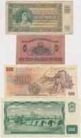 Csehszlovákia/Német 3. Birodalom/Cseh-Morva Protektorátus/Szlovákia 1919-1973. 8db-os bankjegy tétel...