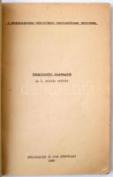 Domokos Lászlóné: Ételkészítési gyakorlatok a vendéglátóip. techn. I. oszt. számára. Bp., 1959, Közg...