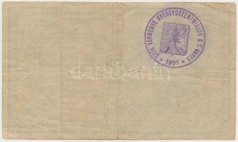 1918. 25K "3106" 3mm hullámos hátlap, hátlapján "Csík Vármegye Gyergyószentmiklós R. ...