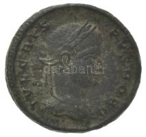 Római Birodalom / Siscia / Crispus 320-321. Follis Cu (3,15g) T:2- Roman Empire / Siscia / Crispus 320-321. Follis Cu "IVL CRIS-PVS NOB C / CAESARVM NOSTRORVM - VOT V - ASIS*" (3,15g) C:VF RIC VII 161.