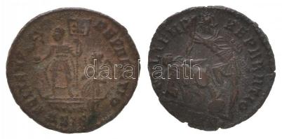 Római Birodalom / Siscia / Constans 337-350. AE3 Cu (3,13g) + Sirmium / II. Constantius 351-355. AE3...