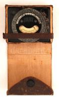 MOM Bilux elektro-optikai fénymérő	bőrtokban, jó állapotban  / vintage exposure meter