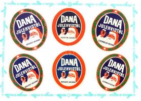 Karácsonyi témájú sörcímke gyűjtemény! Kb 130 darabos külföldi, részben háború előtti Mikulás és Kar...