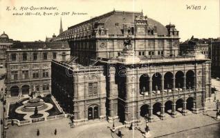 Vienna, Wien I. K.K. Hof-Operntheater / opera house