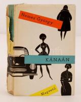 Nemes György: Kánaán. Bp., 1963, Magvető. Kiadói egészvászon-kötésben. dr. Lax László főorvosnak szóló dedikációval. Sérült papírborítóban.