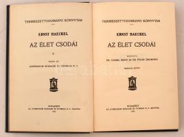 Ernst Haeckel: Az élet csodái.II. Természettudományi Könyvtár. Budapest, 1911, Athenaeum. Kiadói egé...
