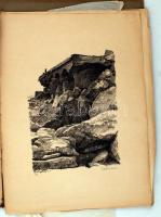 Zádor István (1882-1963): 10 eredeti litográfiája az orosz harctérről. A mappában 9db litográfia van...