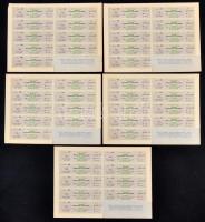 1941. "4%-kal kamatozó állami nyereménykölcsön" államadóssági kötvény 1/2 részkötvénye 100...