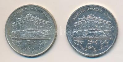 1992-1993. 200Ft Ag "MNB" (2x) T:2,2-