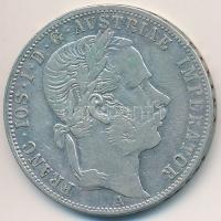 Ausztria 1870A 1Fl Ag "Ferenc József" T:3 Austria 1870A 1 Florin Ag "Franz Joseph" C:F