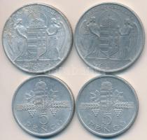 1943. 5P Al "Horthy Miklós születésének 75. évfordulója" (2x) + 1945. 5P Al "Parlamen...