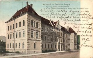 Brassó, Kronstadt; Állami főreáliskola, Staats-Oberrealschule / secondary school