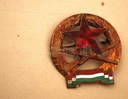 1948 Magyar Szabadságharcos Szövetség Belépési nyilatkozat és zománc jelvény