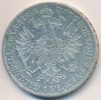 1858E 1Fl Ag "Ferenc József" T:2-