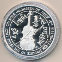 Lebó Ferenc (1960-) 2003. "MKB - Liszt Ferenc Kamarazenekar" Ag emlékérem dísztokban (31,6...