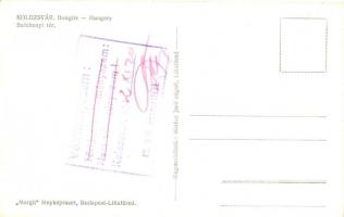 Kolozsvár, Széchenyi tér; hátoldalon katonai cenzúra bélyegzéssel (Engedélyezés) / censor's app...