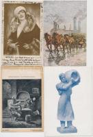 15 db RÉGI sör képeslapok, vegyes minőség; budapesti és német sörözők, sörfőzdék / 15 old beer postc...