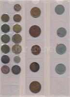 28db vegyes magyar és külföldi fémpénz T:2-3