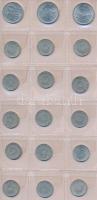 47db-os vegyes forint és fillér gyűjtemény albumban T:2,2-