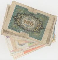 30db-os vegyes külföldi bankjegy tétel, közte Csehszlovákia, Észak-Korea, Szovjetunió T:III,III-
30...