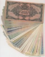 30db-os vegyes magyar pengő és forint bankjegy tétel T:II,III,III-