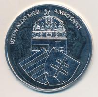 DN "Nemzetünk nagyjai - Mátyás király" Ag emlékérem tanúsítvánnyal (10,37g/0.999/35mm) T:P...