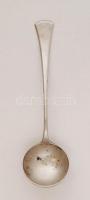 Ezüst (Ag.) merőkanál, monogrammal,jelzett, mesterjeggyel,  h:21,5 cm, nettó:81 g
