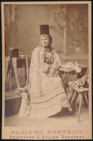 Főúri gyermekek és szülők 5 db keményhátú, részletgazdag foto Koller Károly műterméből  / young nobl...