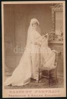 Főúri gyermekek és szülők 5 db keményhátú, részletgazdag foto Koller Károly műterméből  / young nobl...