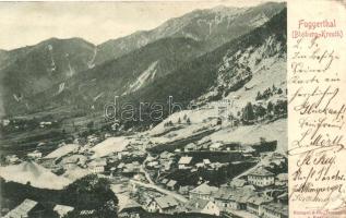 Bad Bleiberg - Kreuth nach Fuggertal (kézell írt Glück auf bányászüdvözlettel) (EK)