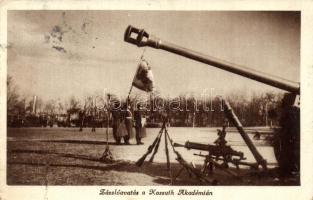 1949 Zászlóavatás a Kossuth Akadémián / flag inauguration at a Hungarian military academy