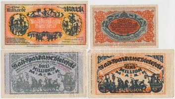 Németország / Weimari Köztársaság / Bielefeld 1923. 7db klf szükségpénz, perforáltak T:III Germany / Weimar Republic / Bielefeld 1923. 7pcs of diff necessity notes, all perforated C:F