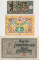 Németország / Weimari Köztársaság 1919-1923. 6db klf szükségpénz, közte Bielefeld, Düsseldorf, Köln  T:III Germany / Weimar Republic 1919-1923. 6pcs of diff necessity notes, including Bielefeld, Düsseldorf, Cologne C:F