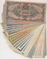 30db-os vegyes pengő bankjegy tétel T:III,III-