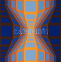 Victor Vasarely (1908-1997): Vega sorozat 1-8. Szitanyomat,  papír, jelzett, számozott (FV 30/29), 3...
