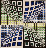 Victor Vasarely (1908-1997): Vega sorozat 1-8. Szitanyomat,  papír, jelzett, számozott (FV 30/29), 3...