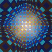Victor Vasarely (1908-1997): Vega sorozat 1-8. Szitanyomat,  papír, jelzett, számozott (FV 30/29), 3...