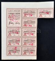 Budapest 1924. " 'Kéve' Ruházati Áruház Szövetkezet" rendes üzletrésze 1000K-ról...