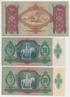 1932. 50P + 1936. 10P (2x) T:I-,II csak enyhe hajtás